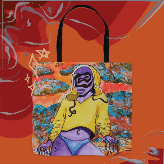 Genie of Perseverance (Sunset Version)- Tote Bag